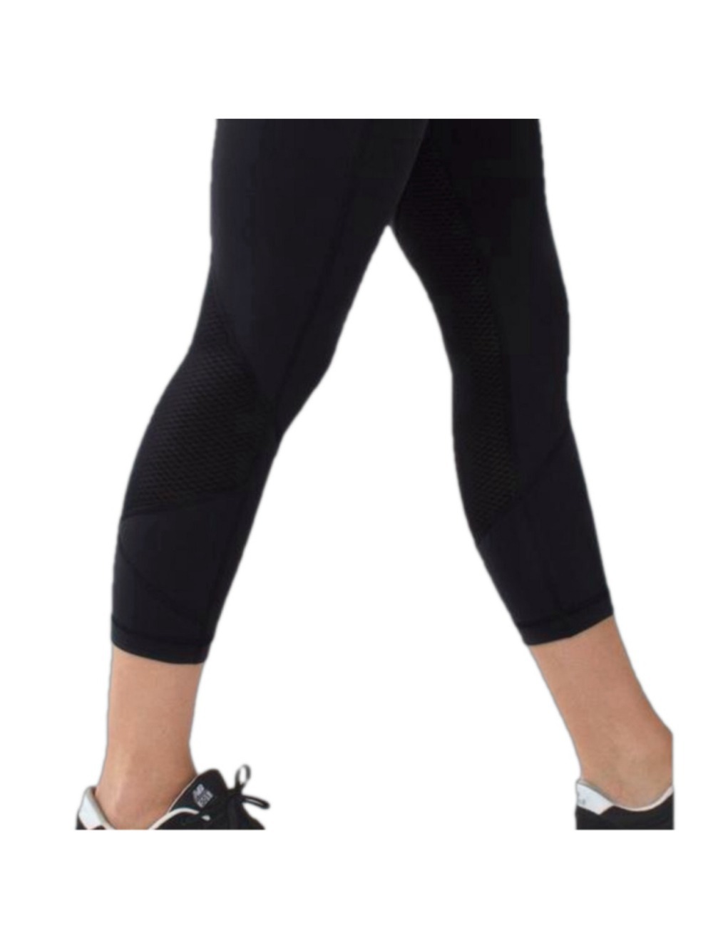 Lululemon Pace Rival Crop
Black / Icy Pale Pink & Grey Waistband Size 4